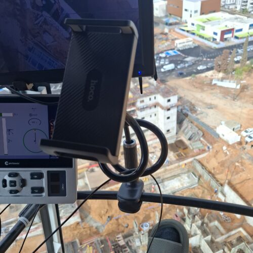 Click to view full screen מעמד אוניברסלי שולחני מתקפל לטלפון וטאבלט עד 12.9 אינץ Hoco HD10 שחור photo review